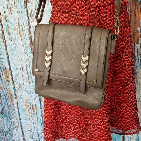 FLAPOVER Crossbody Double Compartment Purse Bag - Picture 8 of 14